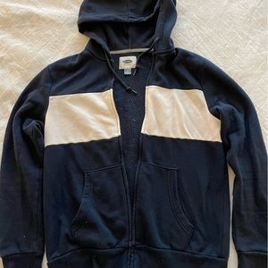 Old Navy medium navy/white hoodie